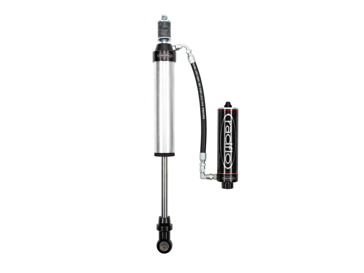 Radflo 2.5 Inch Rear Reservoir Shock With Valving Adjustment Knobs For 0-2" Rear Lift Height