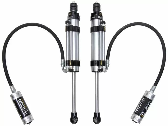 Icon | Omega Bypass Remote Reservoir Rear Shock Absorbers | For 1-3" Rear Lift | Toyota 4Runner or Toyota FJ Cruiser or Lexus GX460 | 59910P