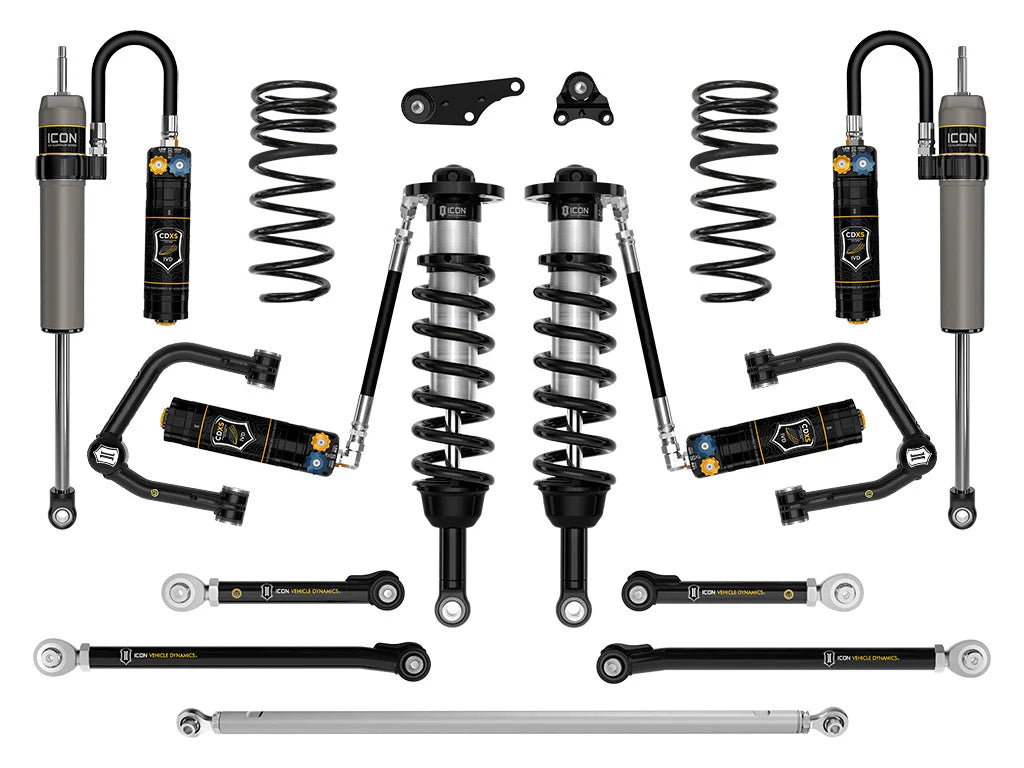 ICON 2025-2026 Toyota 4Runner 4WD, 1.25-3" Lift, Stage 11 Suspension System, Tubular