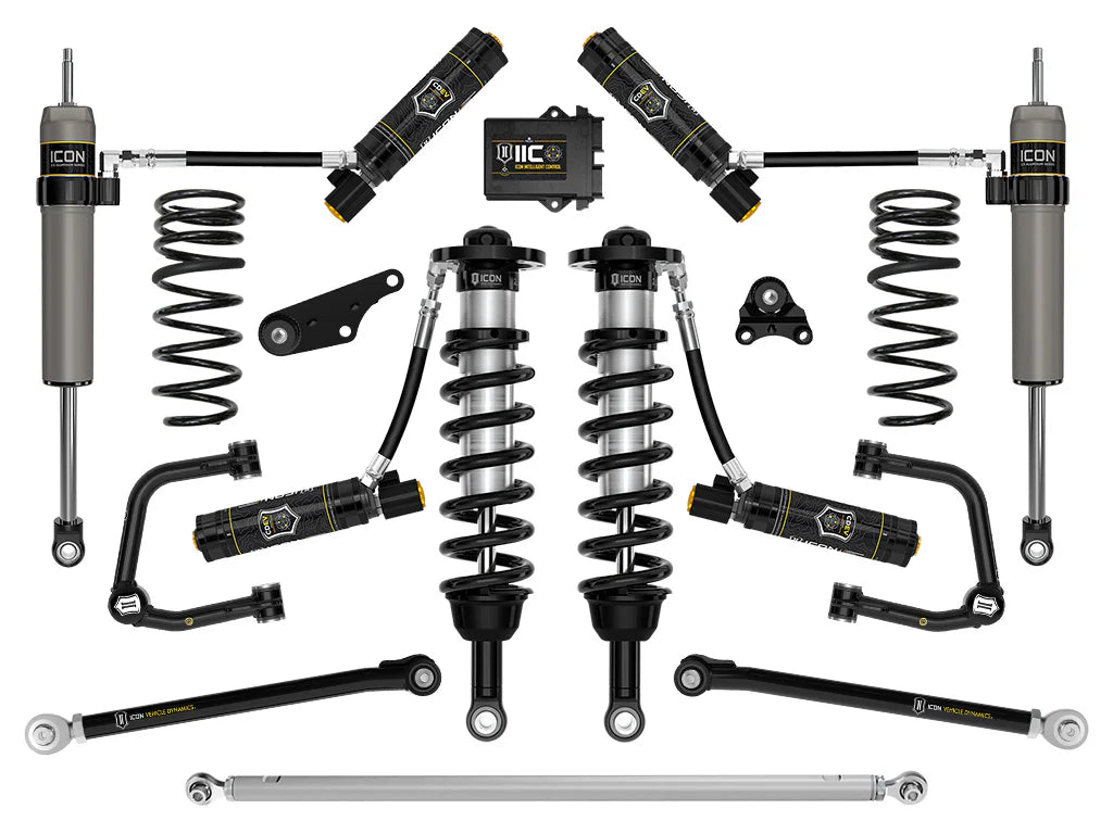 ICON 2025-2026 Toyota 4Runner 4WD, 1.25-3" Lift, Stage 13 Suspension System, Tubular