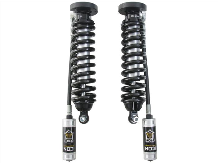 Icon | External Reservoir Stage 3 Coilovers | W/ Dampening Adjustment Knobs | Nissan Titan XD