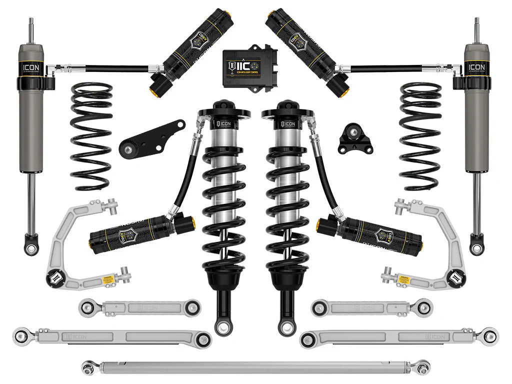 ICON 2025-2026 Toyota 4Runner 4WD, 1.25-3" Lift, Stage 14 Suspension System, Billet