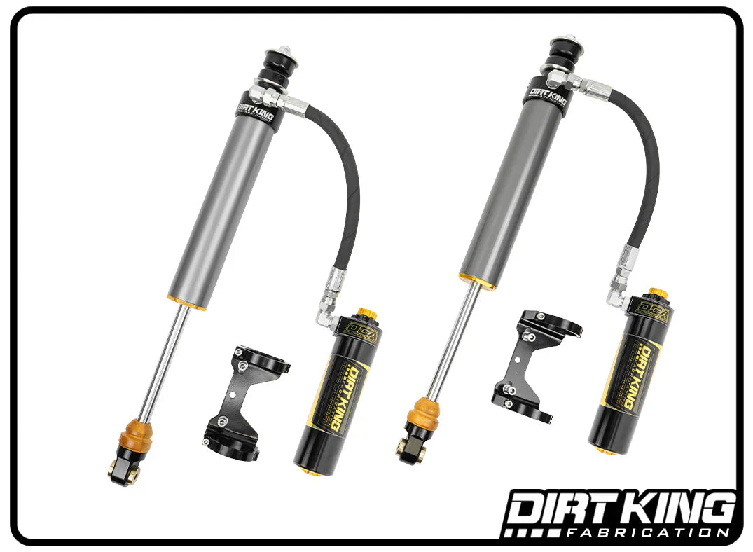 Dirt King | Remote Reservoir Rear Shock Absorbers | 2.5" Body | Toyota Tundra (2007-2021)