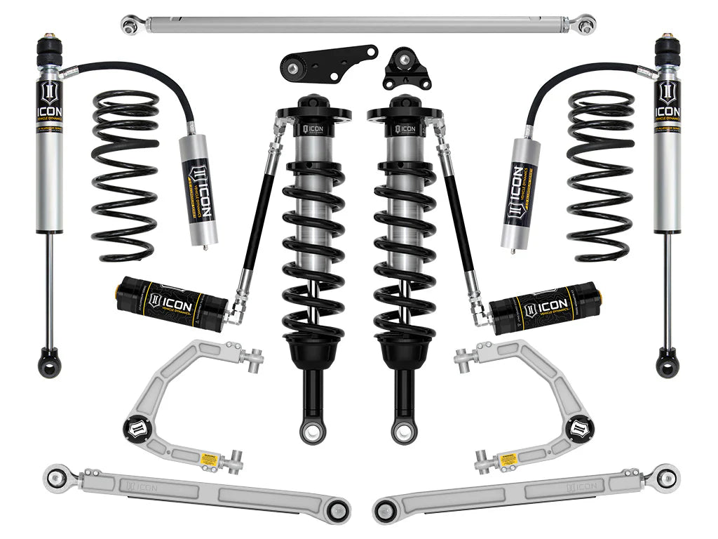 ICON 2025-2026 Toyota 4Runner 4WD, 1.25-3" Lift, Stage 4 Suspension System, Billet