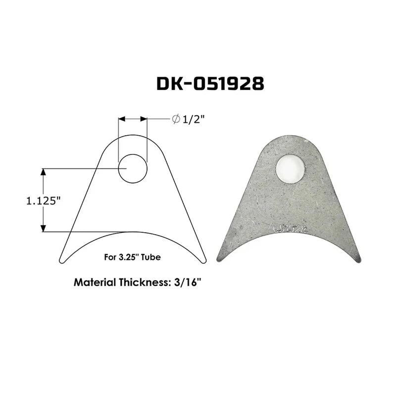 Dirt King Radius Tab