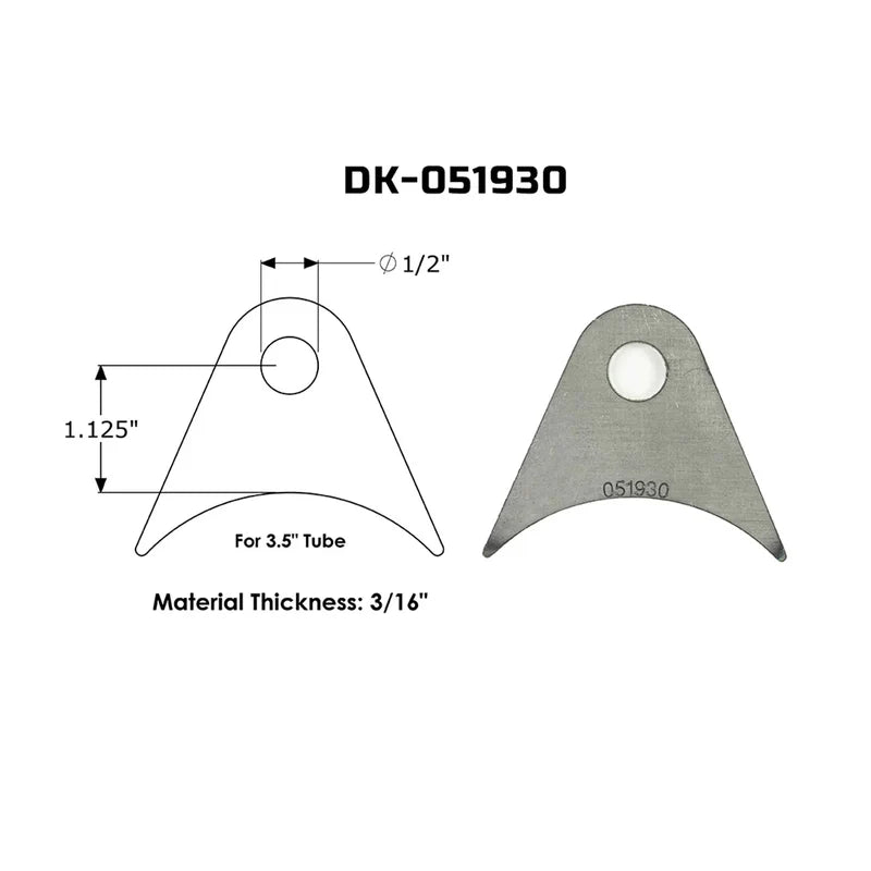 Dirt King Radius Tab