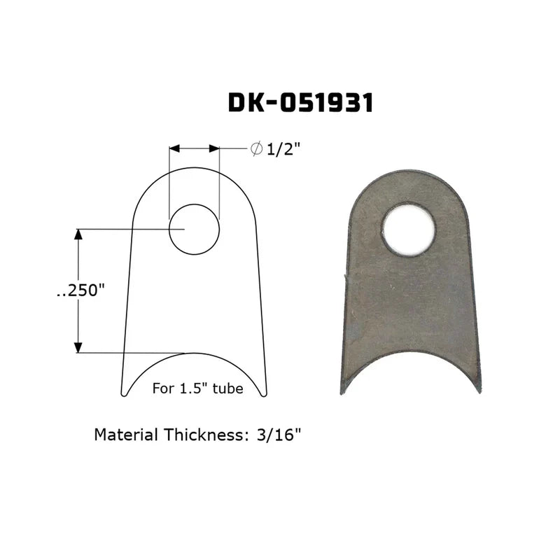 Dirt King Radius Tab