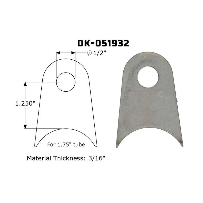 Dirt King Radius Tab