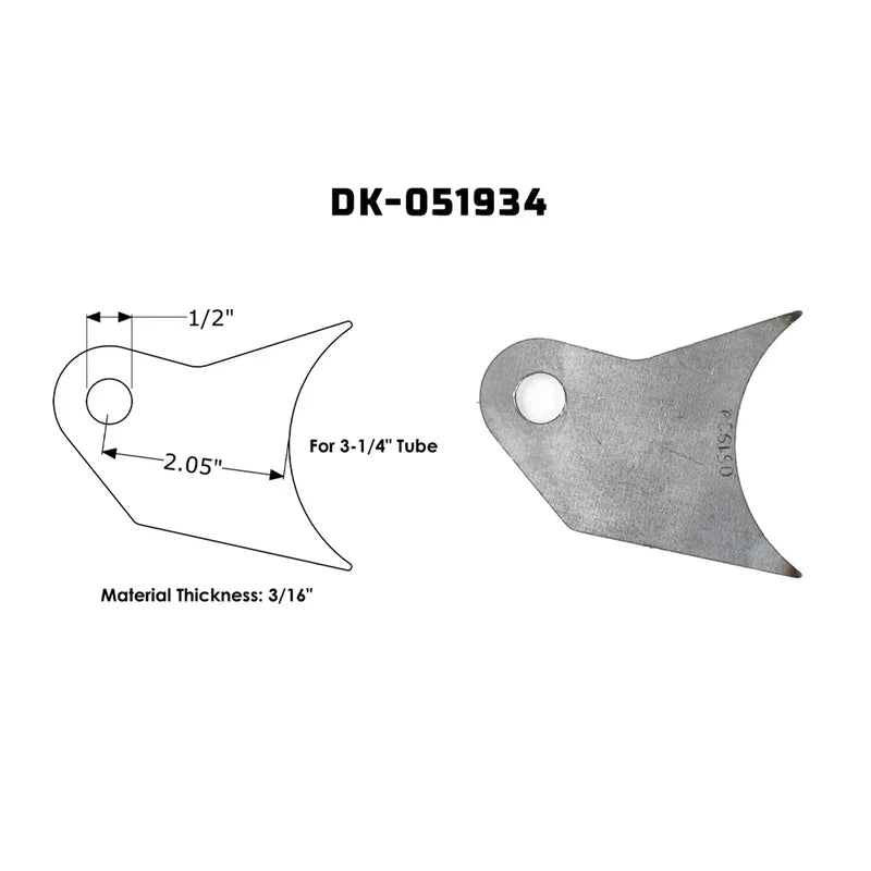 Dirt King Radius Tab