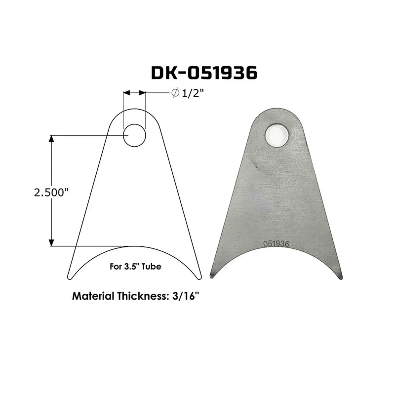 Dirt King Radius Tab
