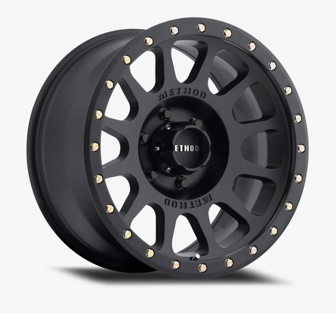 Method Wheels | 305 | Matte Black | 18x9 | 6x5.5 | 0 Offset | 5" BS