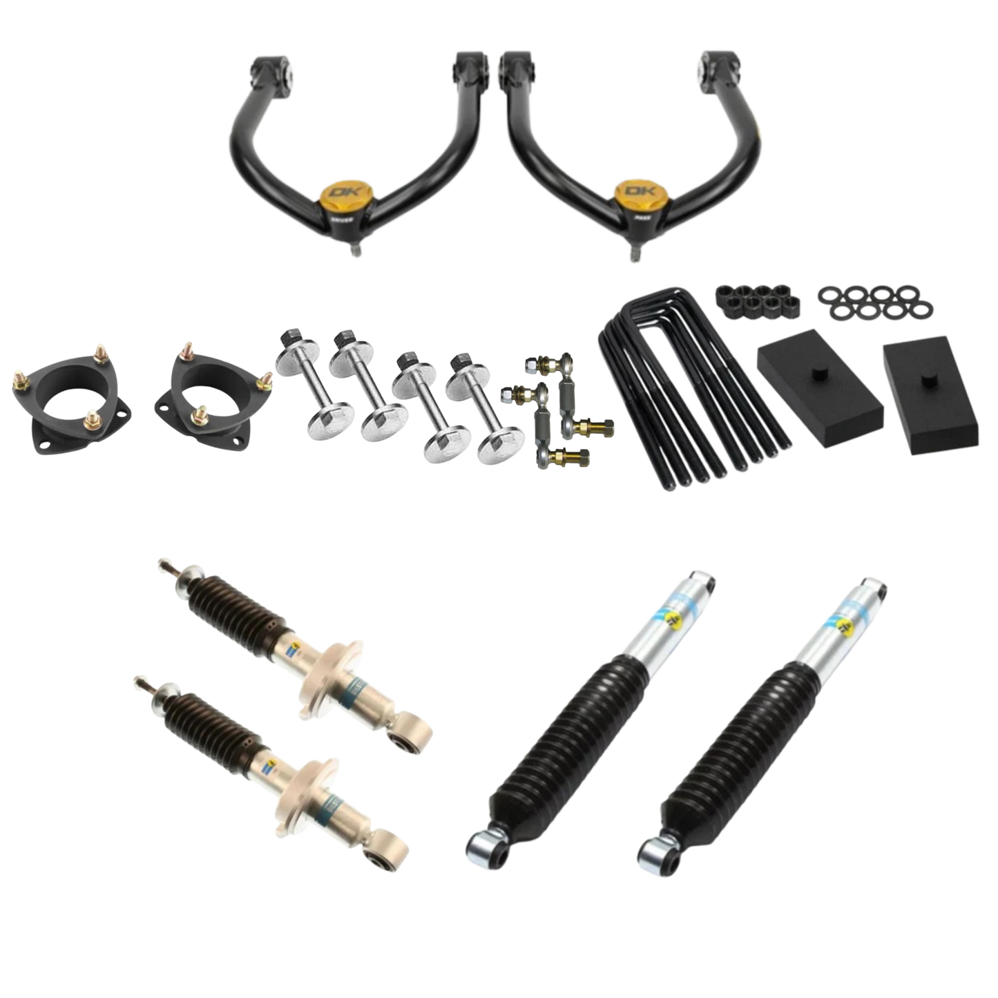 Bilstein 5100 | 3”/1" Complete Lift Kit | W/ Upper Control Arms | (2004-2015) Nissan Titan