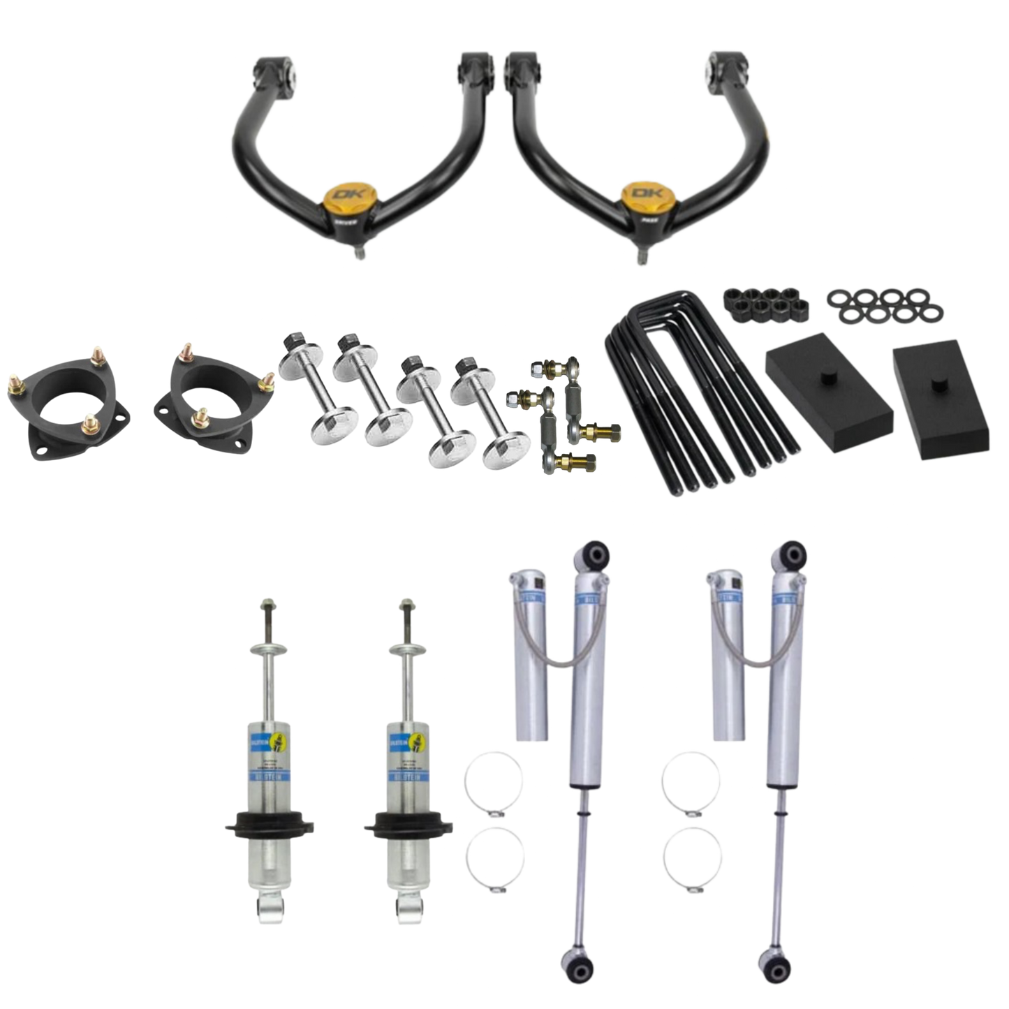 BILSTEIN | 6100/5160 | Dirt King | 3"/1" Complete Lift Kit | Nissan Titan (2004-2015)