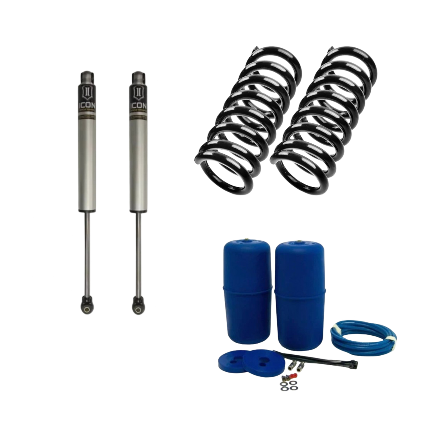 Icon Rear Air Shock Delete Kit w/ Aftermarket Air Ride | 2004-2015 Nissan Armada | 2004-2010 Infiniti QX56