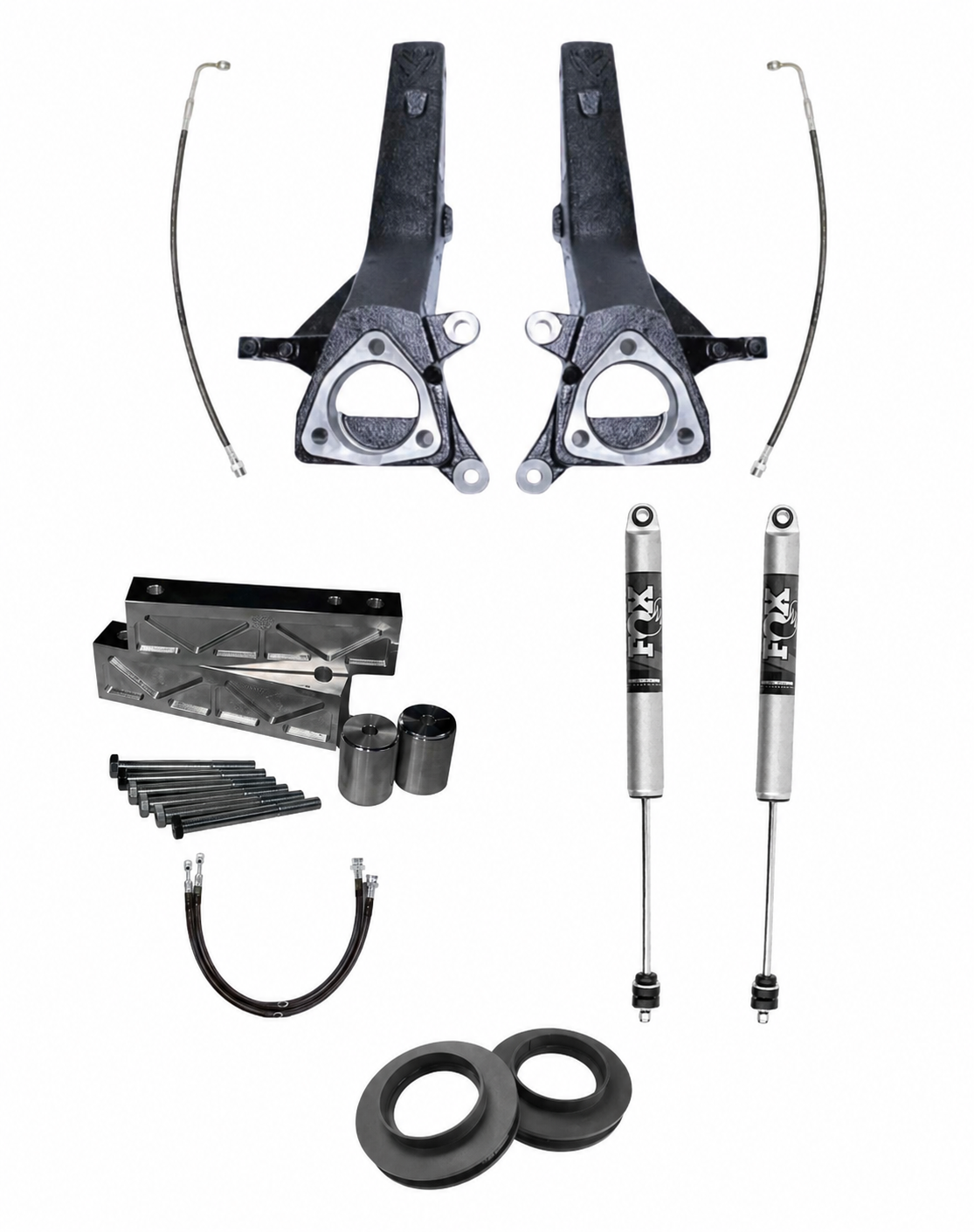 4” Lift Kit | Maxtrac | 2WD | 2017-2024 Nissan Armada | 2011-2013 Infiniti QX56 | 2014-2024 Infiniti QX80
