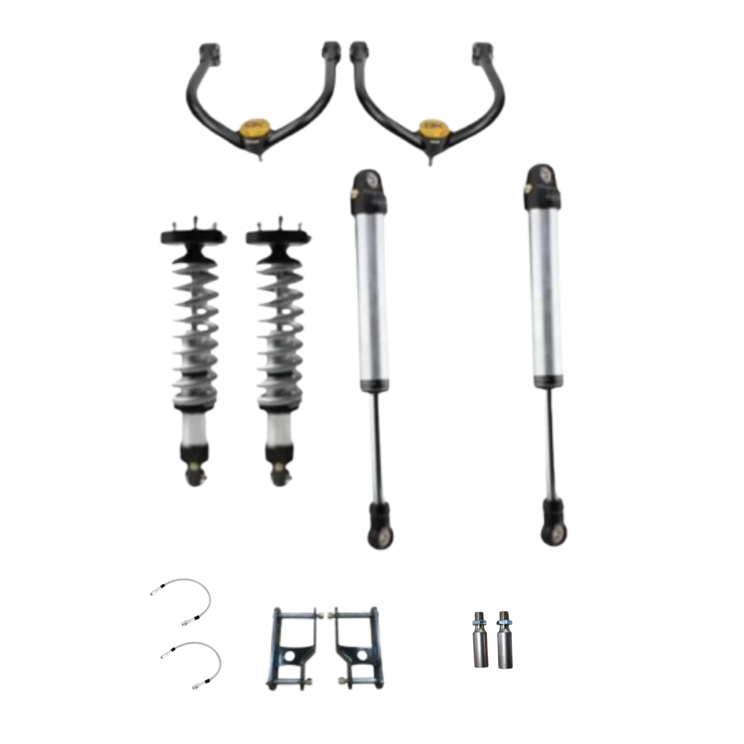 Radflo | Dirt King | Stage 1 Titan Swap Kit w/Shackles | 2005-2021 Nissan Frontier