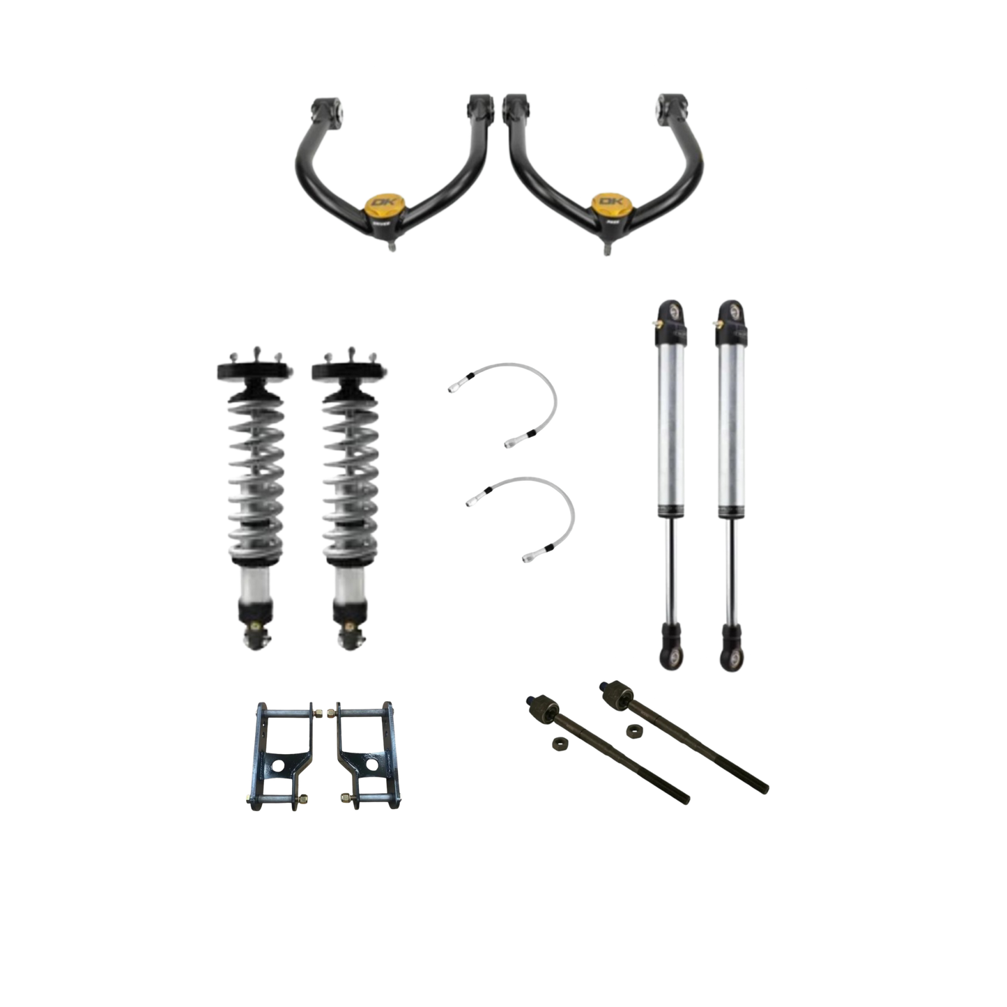 Radflo | Dirt King | Stage 1 Titan Swap Kit w/Shackles | 2022+ Nissan Frontier