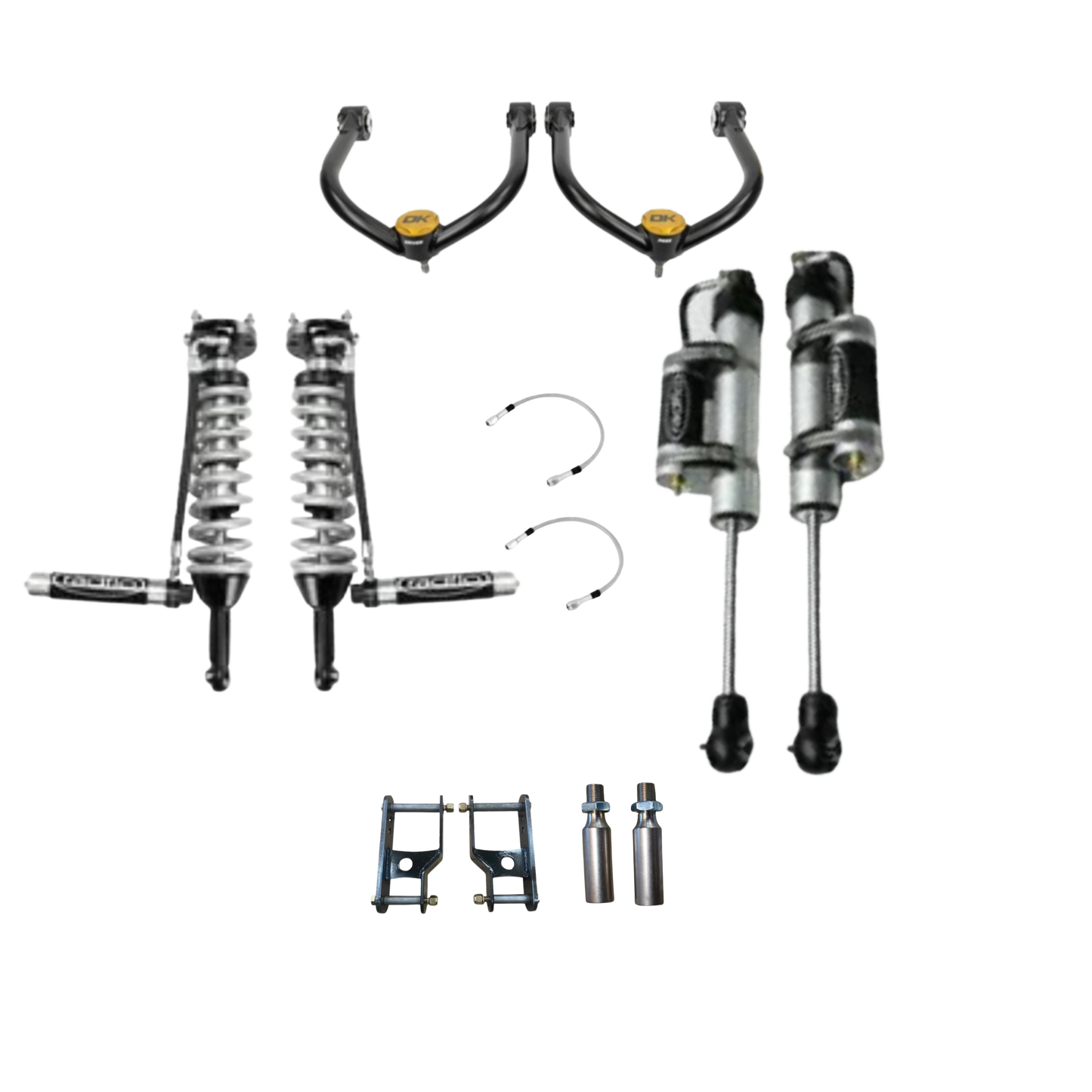 Radflo | Dirt King | Stage 3 Titan Swap Kit w/Shackles | 2005-2021 Nissan Frontier