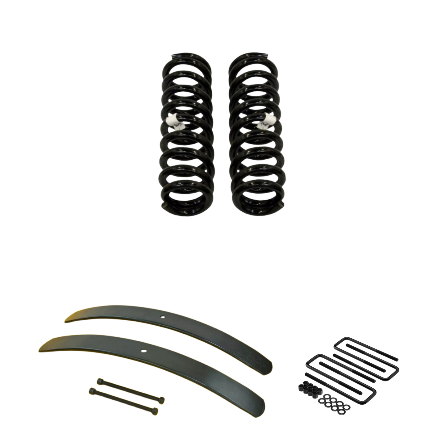 Front Coil Spring and Rear Add-a-Leaf Kit | 1.5" lift