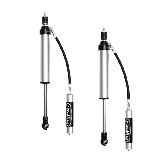 Radflo 2.5" Body Remote Reservoir Rear Shocks For 2.5-3.5" Lift | 17+ Armada | 11+ QX56 or 14+ QX80