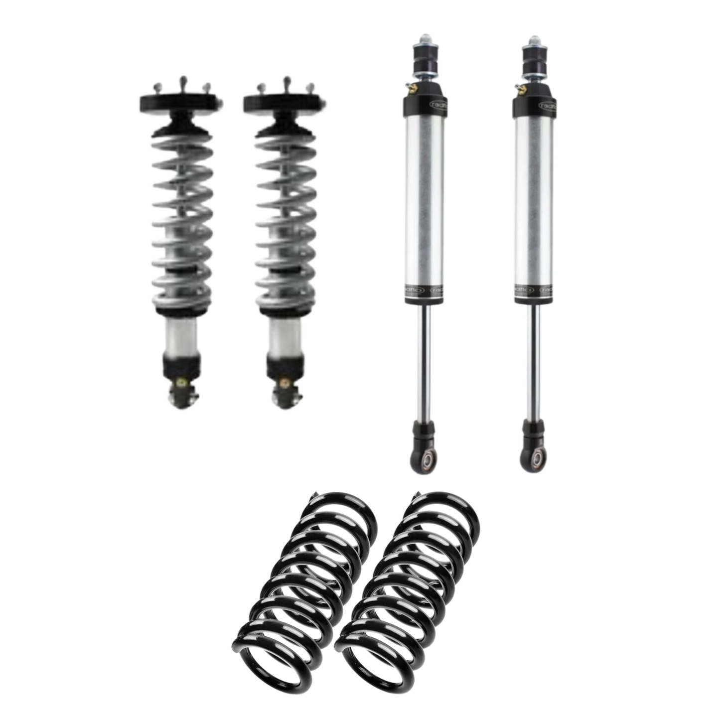 Radflo Shock Replacement Air Ride Delete Kit | 17+ Armada | 11+ QX