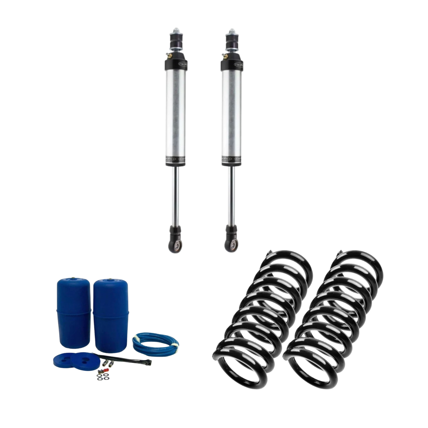 Radflo Rear Air Shock Delete Kit w/ Aftermarket Air Ride | 17+ Armada | 11+ QX