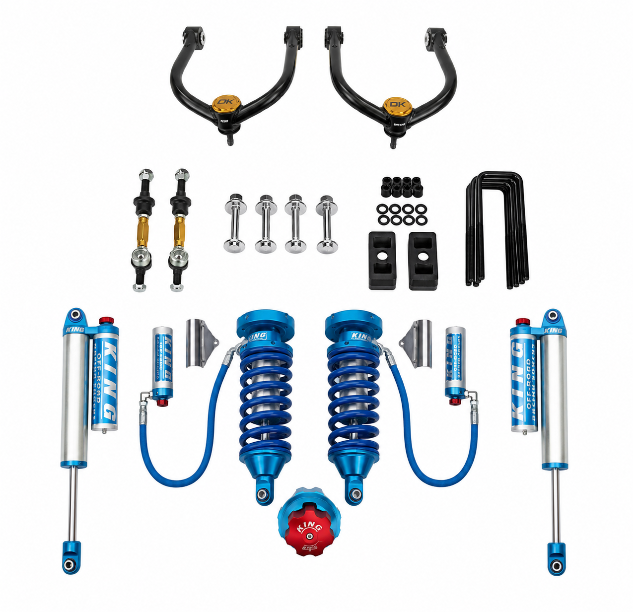 King / Dirt King 3" Luxury Lift Kit w/Dampening Adjustment Knobs