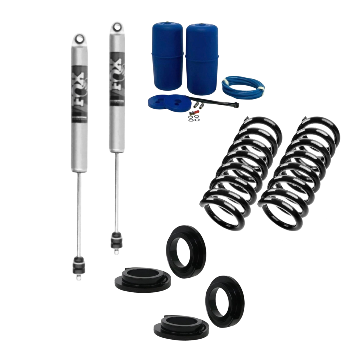 Fox Rear Air Shock Delete Kit | W/Aftermarket Air Ride | Nissan Armada, Infiniti QX56, and Infiniti QX80