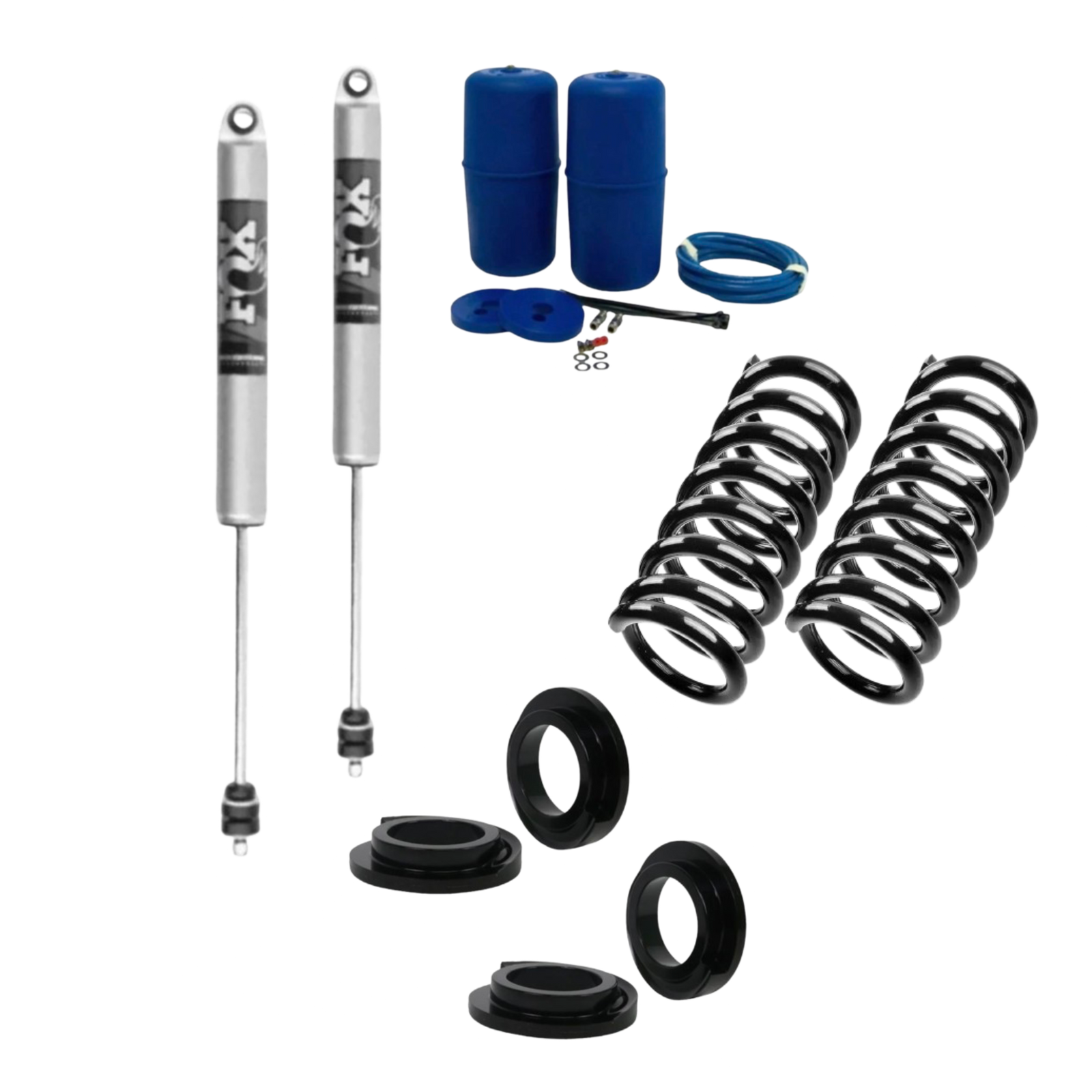 Fox Rear Air Shock Delete Kit | W/Aftermarket Air Ride | Nissan Armada, Infiniti QX56, and Infiniti QX80