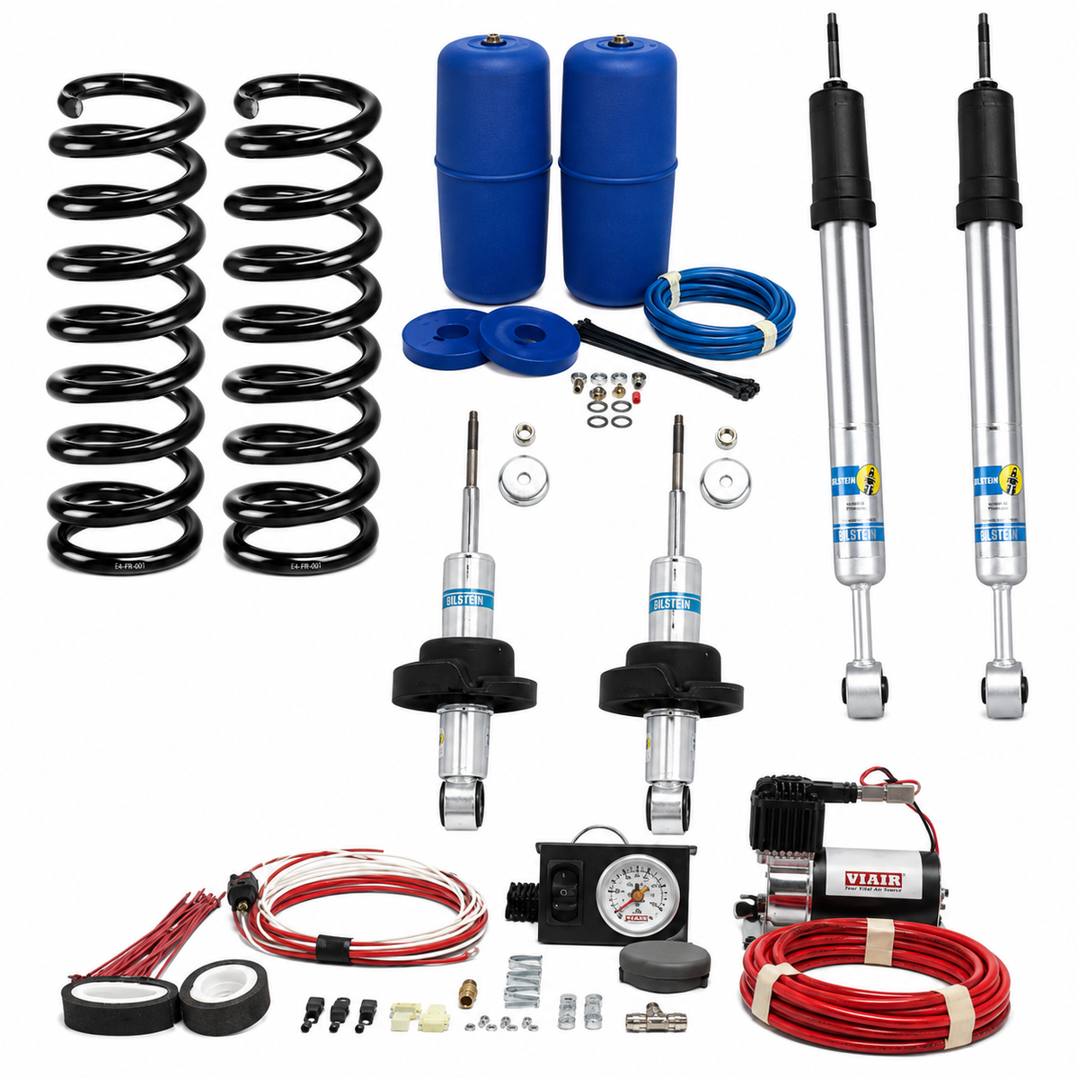 Bilstein 5100 Shock Replacement Air Ride Delete Kit w/Firestone Airbags