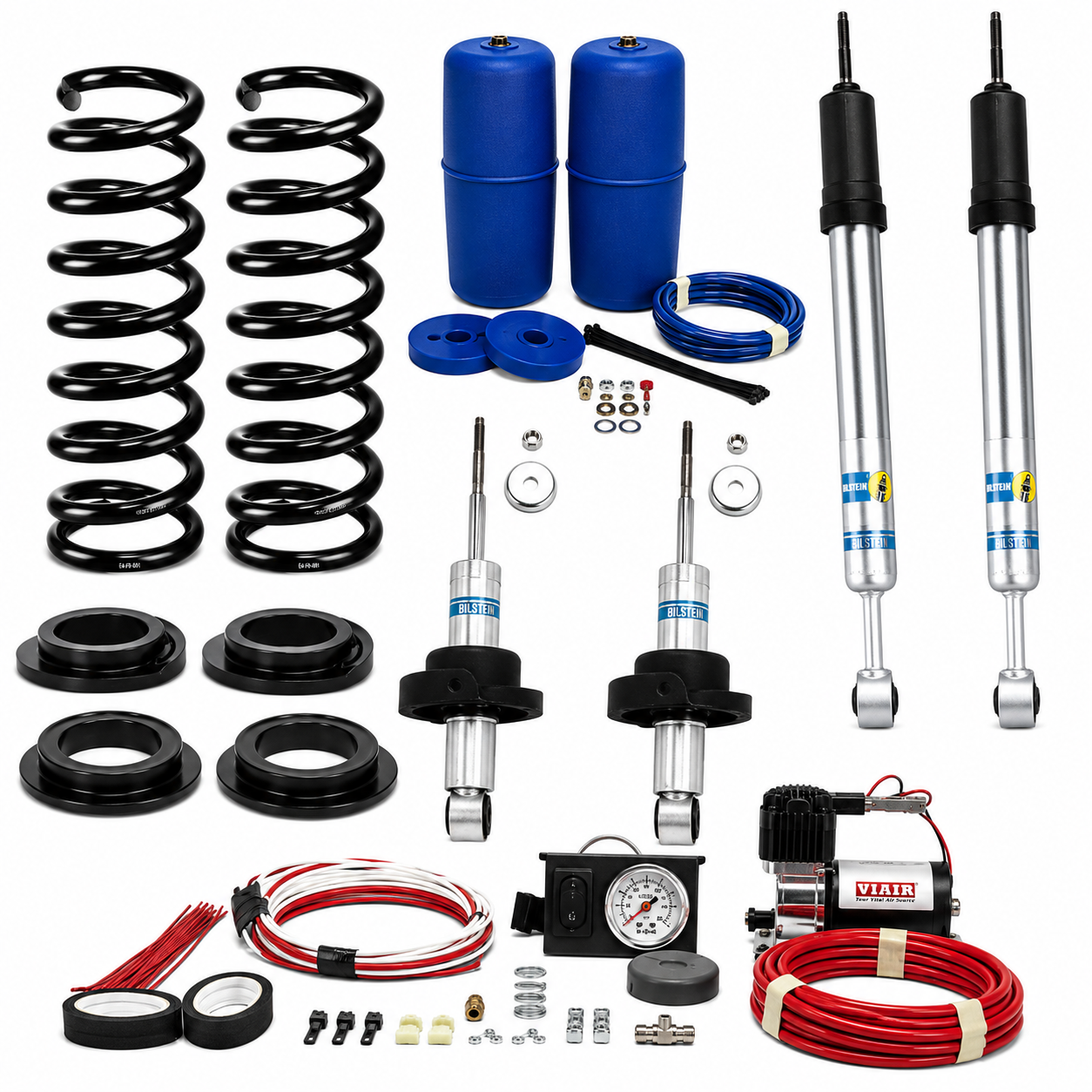Bilstein 5100 Shock Replacement Air Ride Delete Kit w/Firestone Airbags