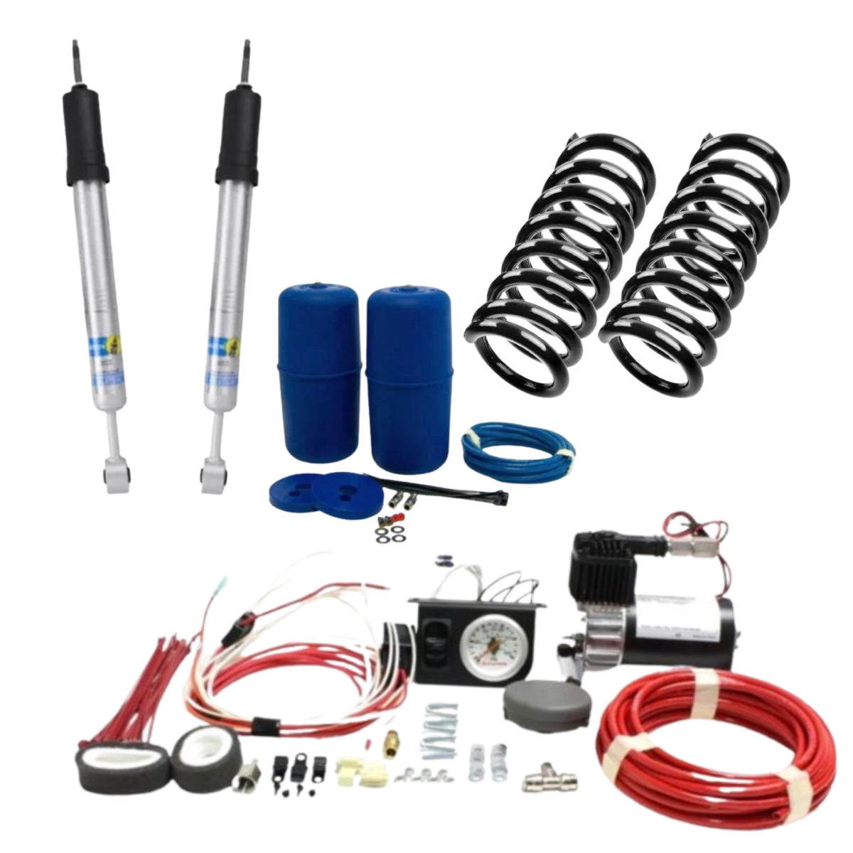 Bilstein Rear Air Shock Delete Kit | W/Aftermarket Air Ride | Nissan Armada, Infiniti QX56, and Infiniti QX80