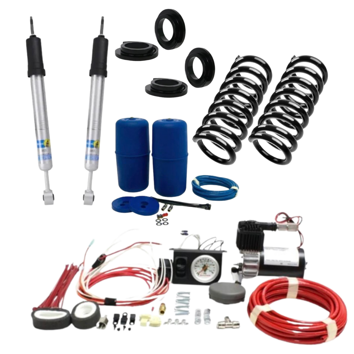 Bilstein Rear Air Shock Delete Kit | W/Aftermarket Air Ride | Nissan Armada, Infiniti QX56, and Infiniti QX80