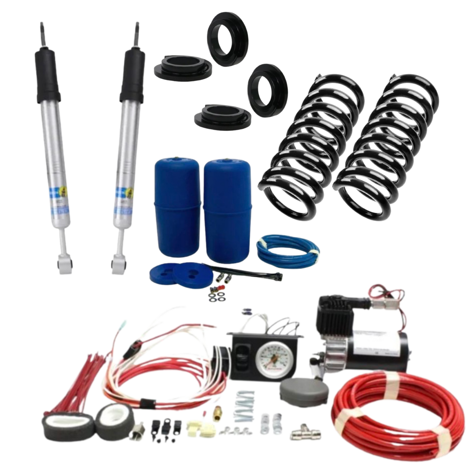 Bilstein Rear Air Shock Delete Kit | W/Aftermarket Air Ride | Nissan Armada, Infiniti QX56, and Infiniti QX80