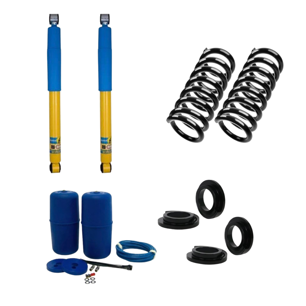 Bilstein 4600 Rear Air Shock Delete Kit W/Aftermarket Air Ride | Nissan Armada and Infiniti QX56