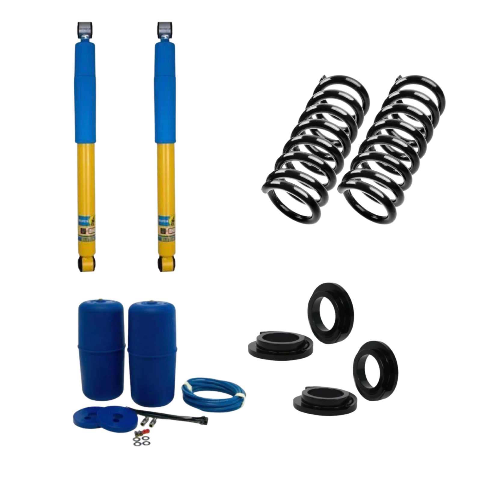 Bilstein 4600 Rear Air Shock Delete Kit W/Aftermarket Air Ride | Nissan Armada and Infiniti QX56