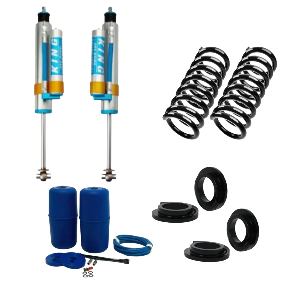 King Rear Air Shock Delete Kit w/Aftermarket Air Ride | Nissan Armada, Infiniti QX56 or Infiniti QX80 | Luxury