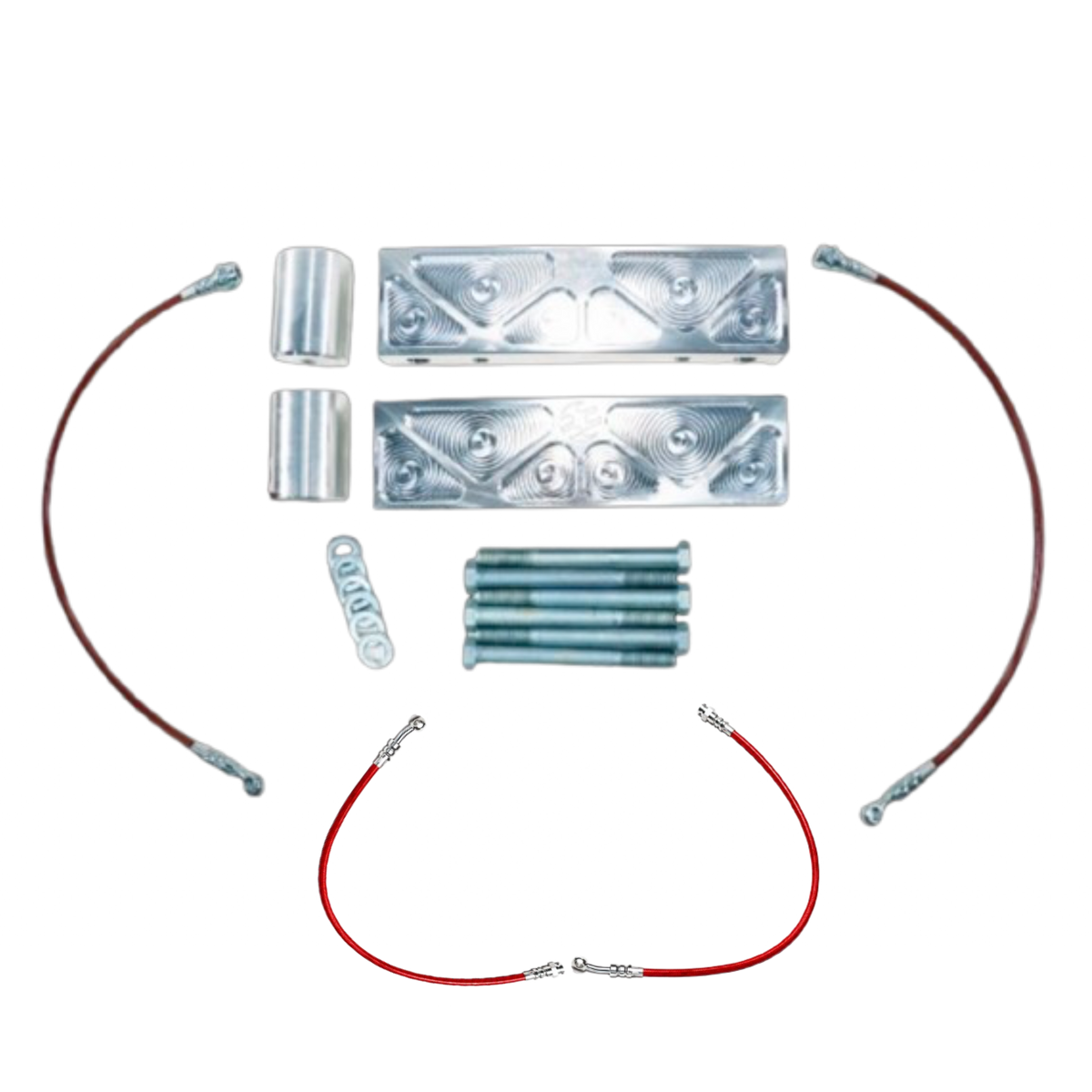 Garage 23 3” Subframe Rear Lift Kit | Solid Billet w/ Steel Braided Brake Lines