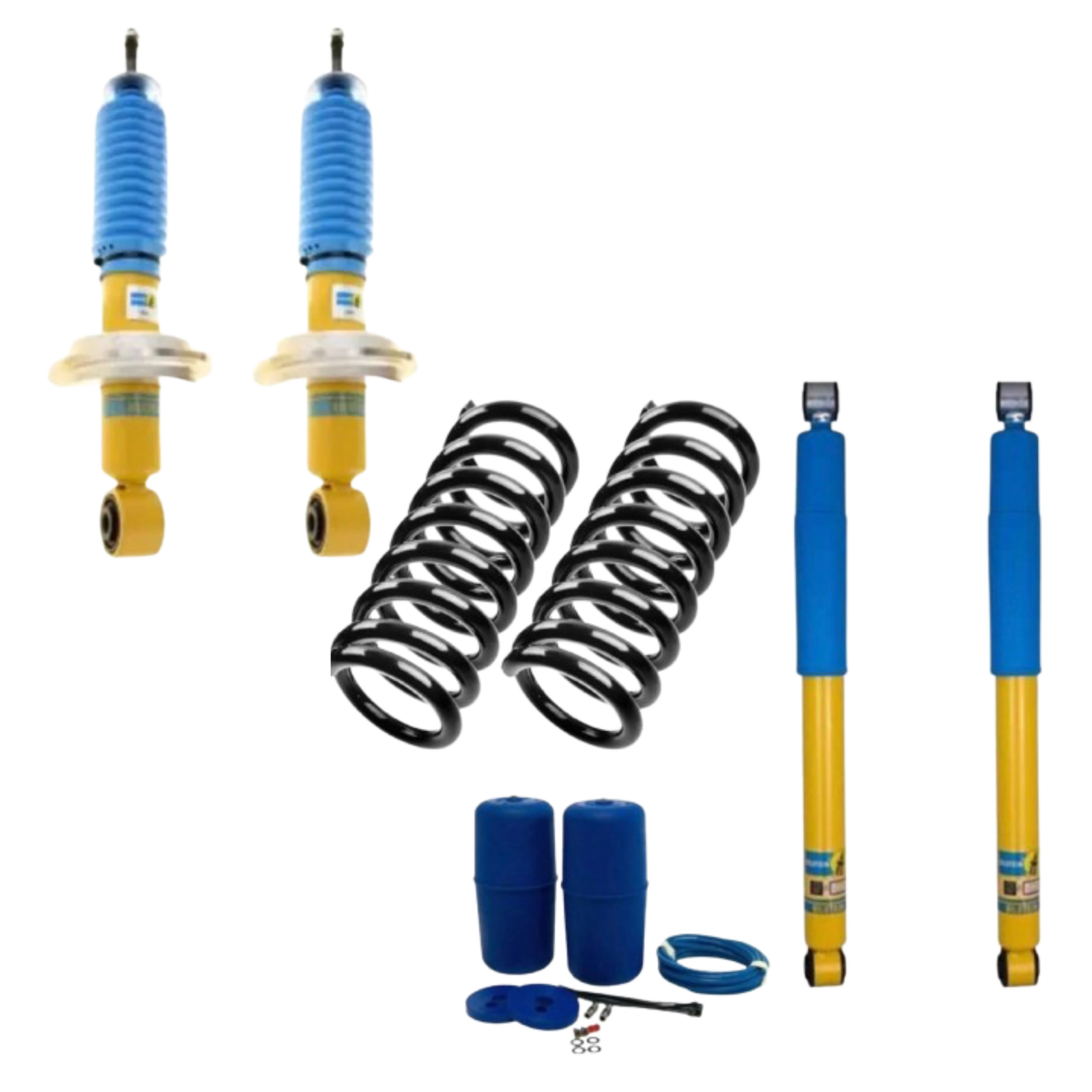 Bilstein 4600 Shock Replacement Air Ride Delete Kit w/Firestone Airbags