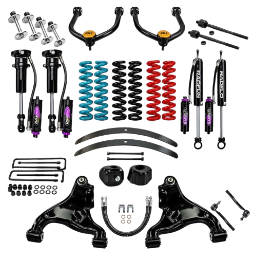 Buildable Complete Titan Swap Kit | w/Spring and Aftermarket UCA Choices | Dobinsons External Reservoirs