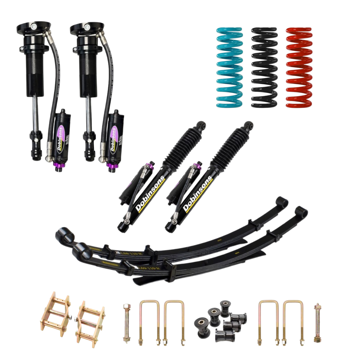 Dobinsons Buildable MRR 3-Way Adjustable Remote Reservoir Titan Swap Suspension Kit | 2005-2021 Frontier