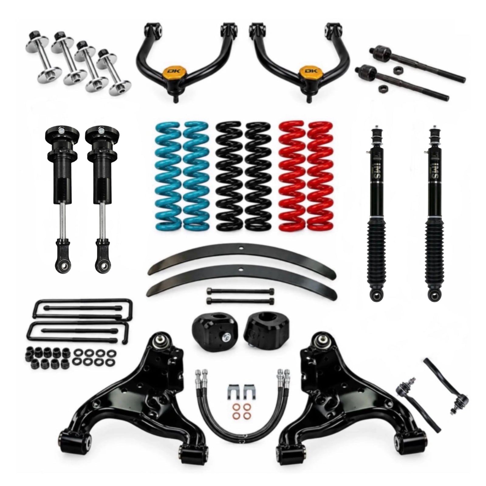 Buildable Complete Titan Swap Kit | w/Spring and Aftermarket UCA Choices | Dobinsons Internal Reservoirs