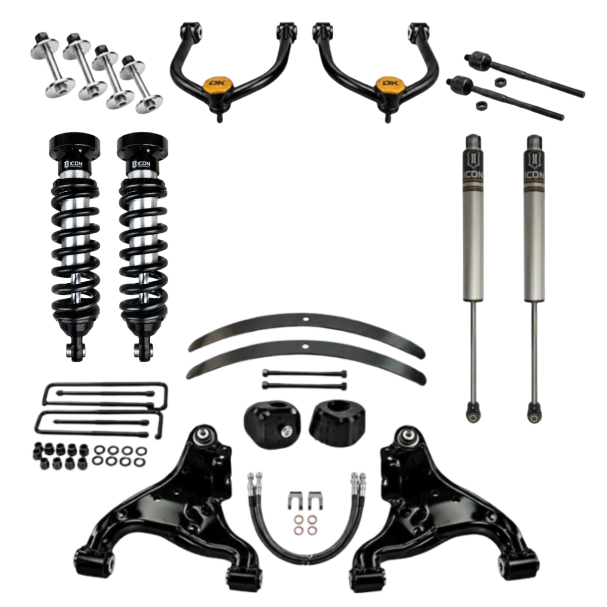 Buildable Complete Titan Swap Kit | w/Aftermarket UCA Choices | Icon Stage 1 | 2022+ Frontier