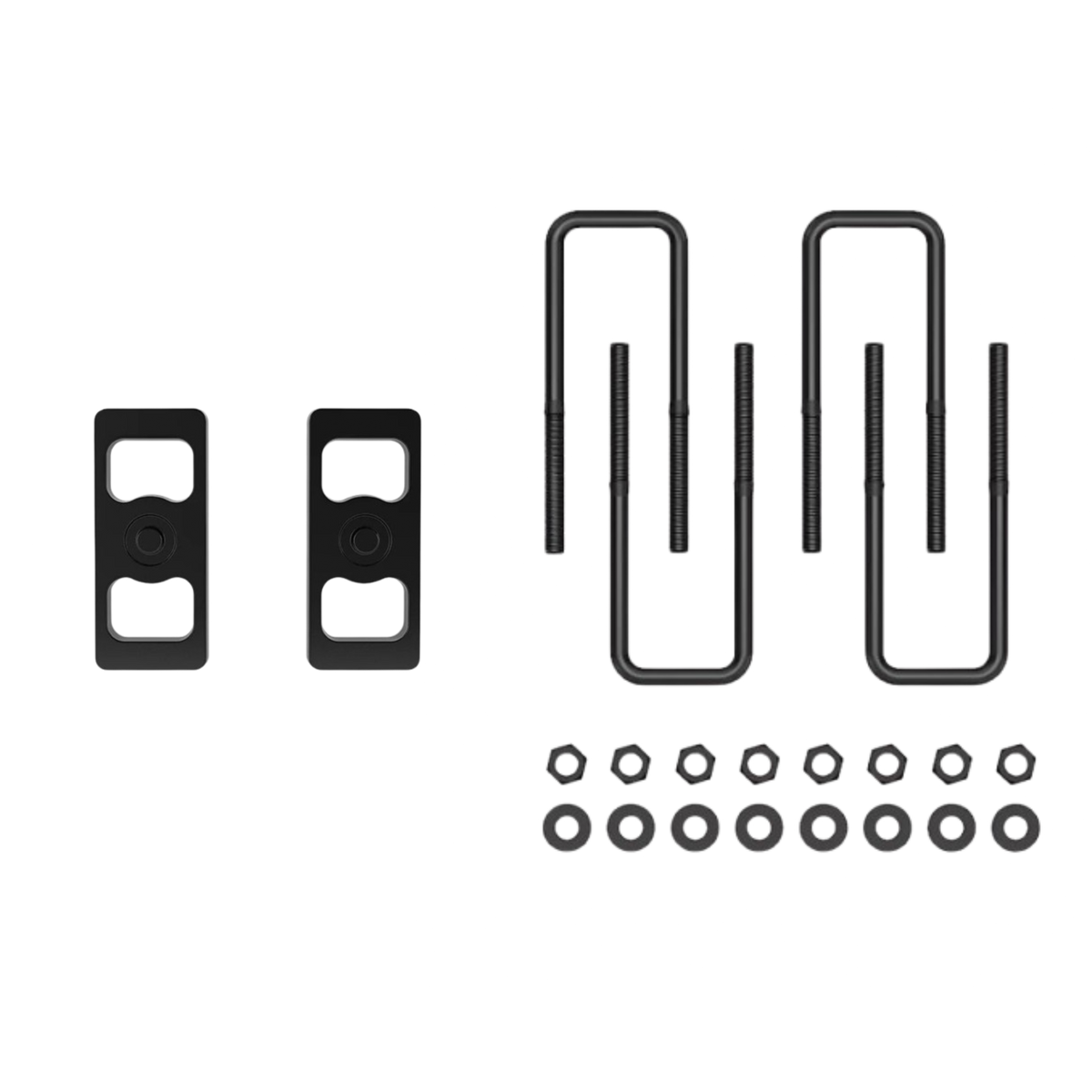 Icon 1" Rear Lift Blocks W/U-Bolts Kit