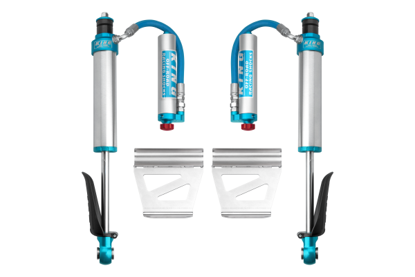 KING Remote Reservoir Rear Shocks w/Dampening Adjustment Knobs