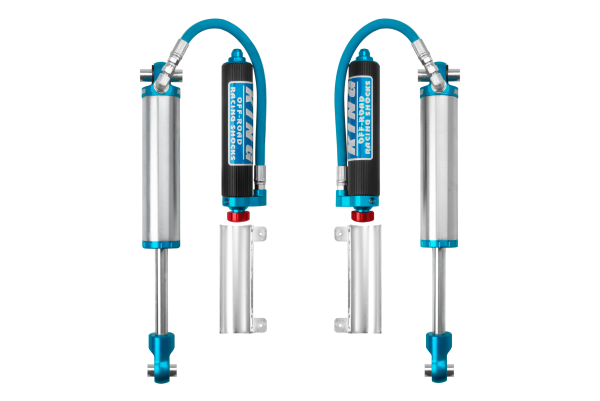King 2.5" Body External Reservoir Rear Shocks w/Dampening Adjustment Knobs