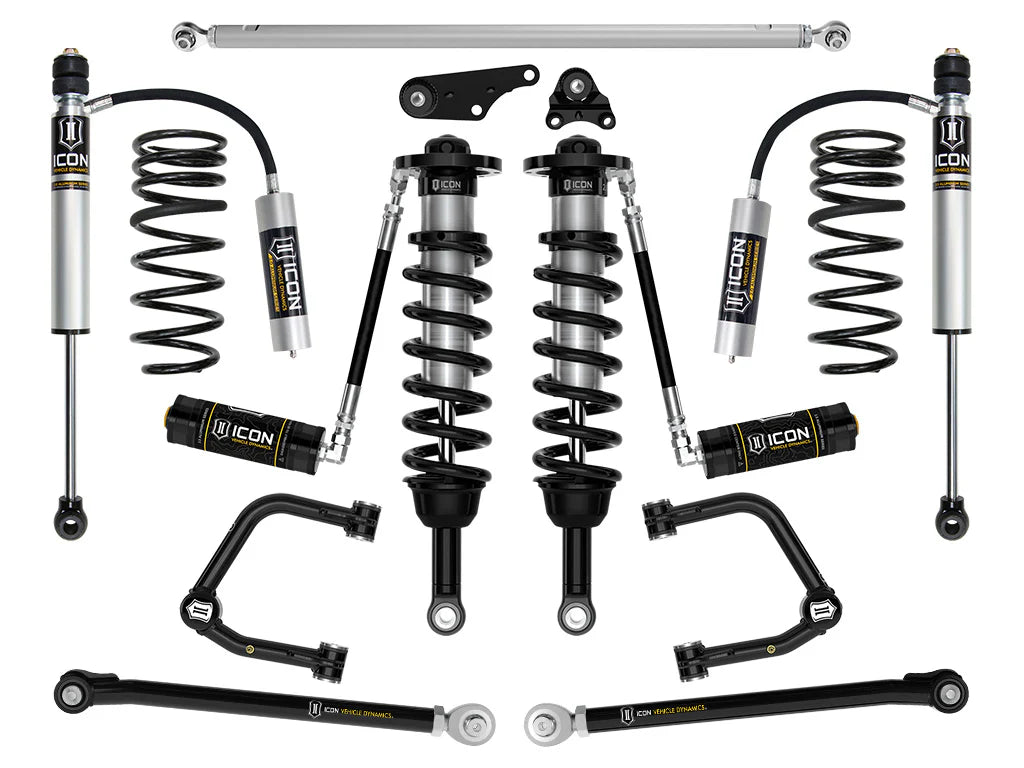 ICON 2025-2026 Toyota 4Runner 4WD, 1.25-3" Lift, Stage 4 Suspension System, Tubular