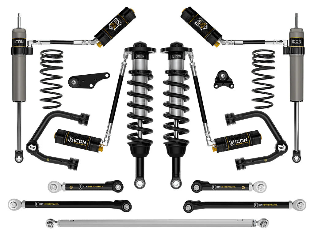 ICON 2025-2026 Toyota 4Runner 4WD, 1.25-3" Lift, Stage 10 Suspension System, Tubular