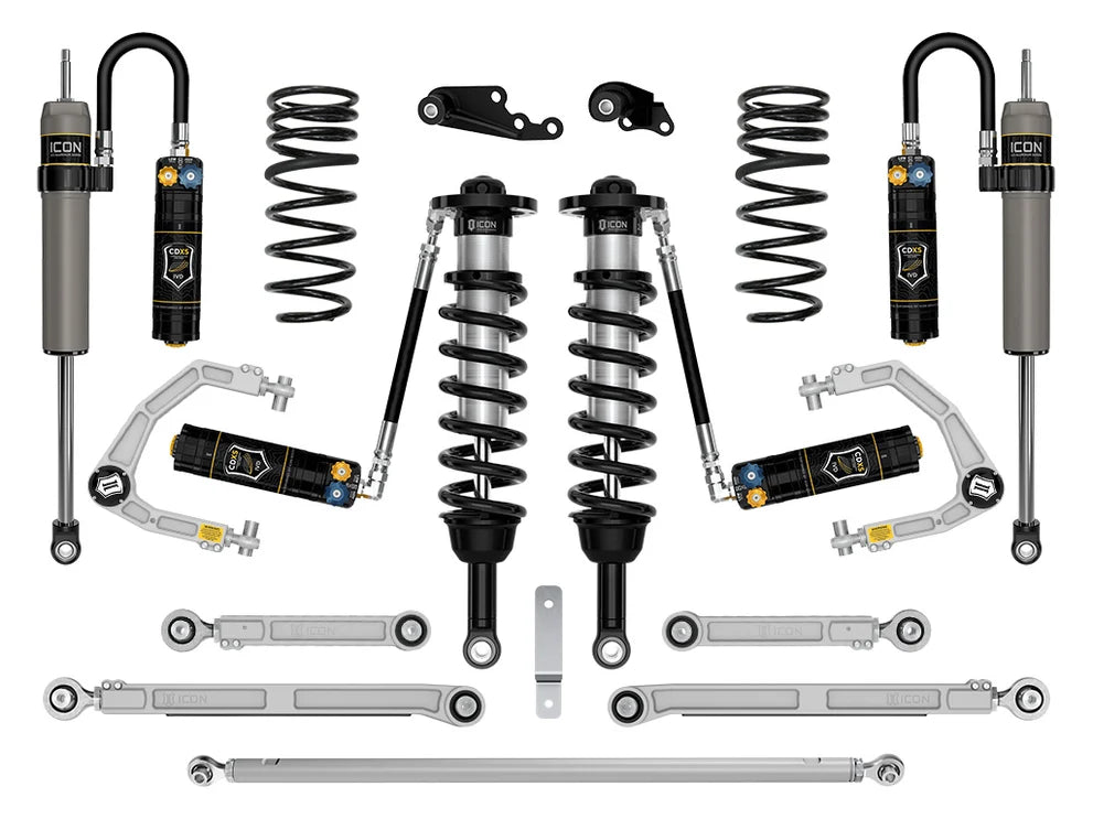 ICON 2024-2026 Lexus GX550, 1.25-3" Lift, Stage 9 Suspension System, CDXS, Billet