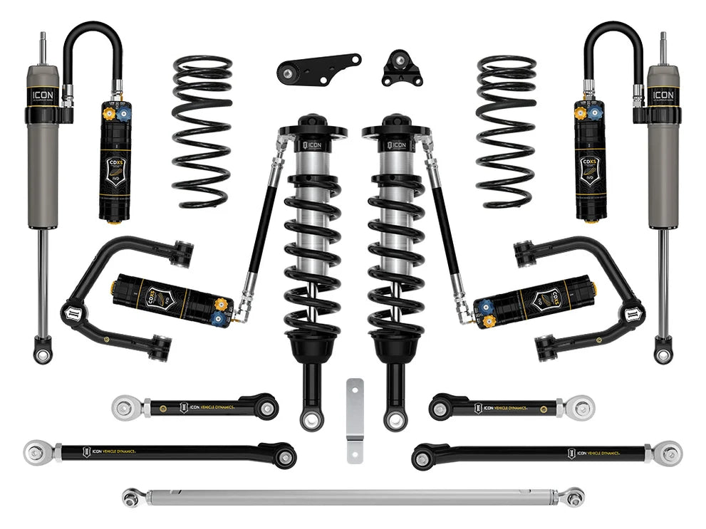ICON 2024-2026 Toyota Land Cruiser 250 Series, 1.25-3" Lift, Stage 9 Suspension System, CDXS, Tubular